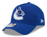Men's Vancouver Canucks NHL New Era Blue 9Forty A-Frame Snapback Hat
