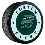 PWHL Women's Hockey League Official Boston Fleet Souvenir Puck- By Inglasco