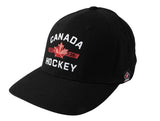 Men's 2026 Olympics Hockey Team Canada Bauer Unisex Flex Fit Elastafit Hat - Black