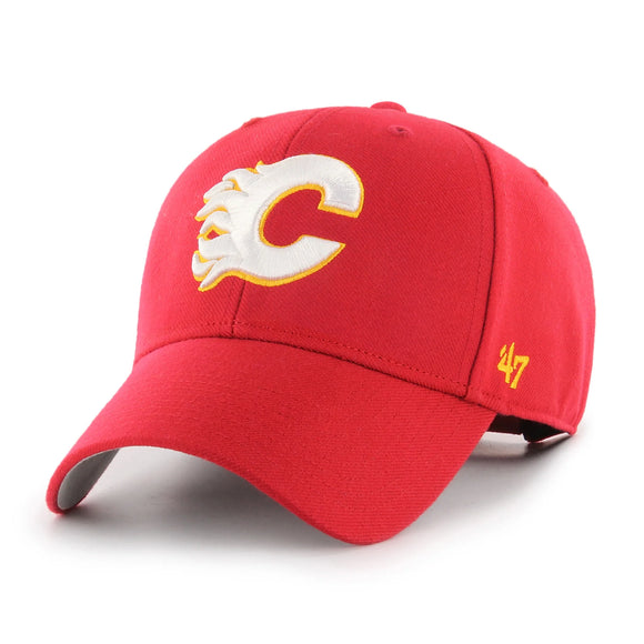 Calgary Flames '47 NHL MVP Structured Adjustable Strap One Size Fits Most Red Hat Cap