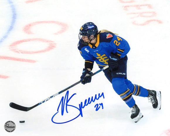 Natalie Spooner PWHL Toronto Spectres Autographed 8x10 Photograph on the Attack