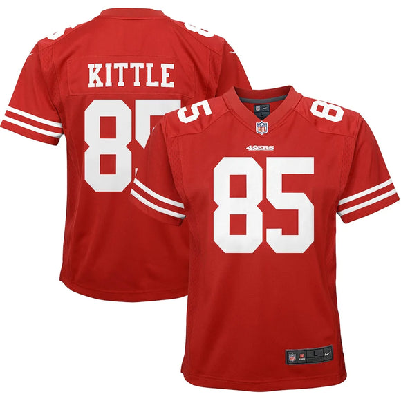 San Francisco 49ers George Kittle Nike Youth Red Game NFL Football Jersey -  Multiple Sizes