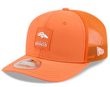 Denver Broncos New Era 2025 Sideline 9SEVENTY Adjustable Trucker Hat - Orange