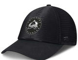 Men's Colorado Avalanche Fanatics Black Sin Bin Mesh Adjustable Hat