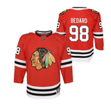 Chicago Blackhawks Red Premier Preschool Ages 4-7 Years Old Hockey Jersey - Connor Bedard