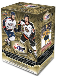 2023-24 Upper Deck CHL Hockey Blaster Box 7 Packs Per Box 8 Cards Per Pack