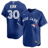 Men's Toronto Blue Jays Nike Royal Blue Alternate 50th Logo Limited Baseball Jersey - Alejandro Kirk