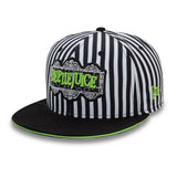 Men's Beetlejuice Stripes Black And White 9FIFTY Snapback Adjustable Cap - Size M/L