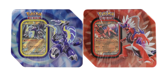 Pokemon Paldea Legends Tin - Set of 2 - (Koraidon ex / Miraidon ex) Bleacher Bum Collectibles Pokemon Paldea Legends Tin - Set of 2 - (Koraidon ex / Miraidon ex) Bleacher Bum Collectibles
