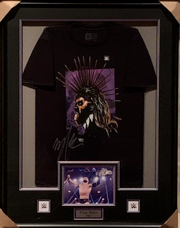 Finn Balor WWE Autographed Fanatics Authentic The Judgment Day Demon T-Shirt - Framed