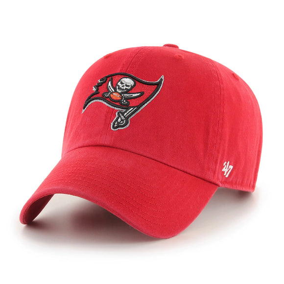 Men's Tampa Bay Buccaneers '47 Clean Up Red Hat Cap NFL Football Adjustable Strap