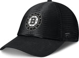 Men's Boston Bruins Fanatics Black Sin Bin Mesh Adjustable Hat