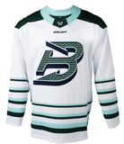 Boston Fleet Adult Bauer Replica Away White PWHL Hockey Jersey - Blank