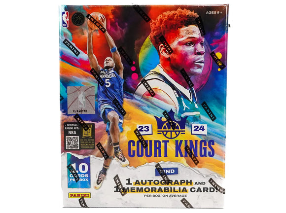 2023/24 Panini Court Kings Basketball Hobby Box 10 Cards per Box