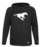 Men's Calgary Stampeders New Era 2026 Sideline Metam Raglan Hoodie -Black