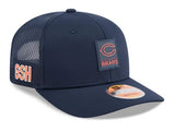 Chicago Bears New Era 2025 Sideline 9SEVENTY Adjustable Trucker Hat - Navy
