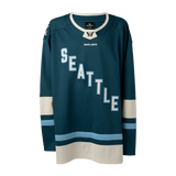 Seattle Youth Bauer Replica Home Blue PWHL Hockey Jersey - Blank