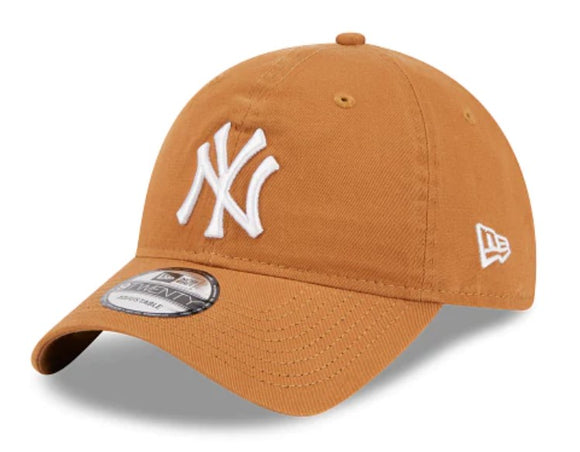 Men's New Era Brown New York Yankees Main Core Classic 2.0 9TWENTY Adjustable Hat