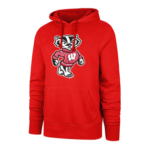 Men's Wisconsin Badgers Imprint Headline Team Colour Logo Pullover NCAA Hoodie