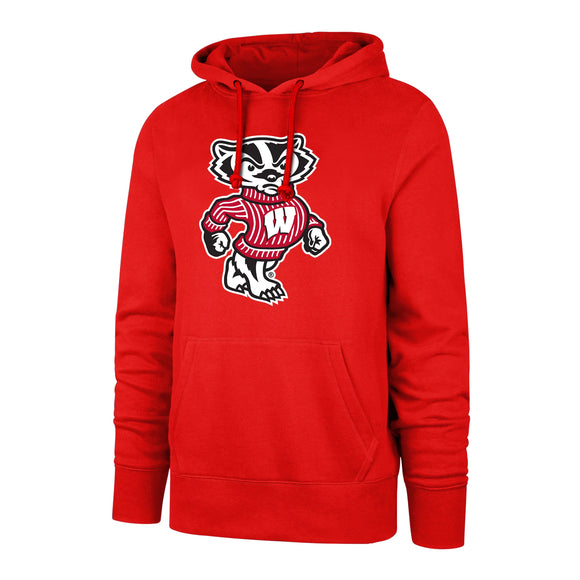 Men's Wisconsin Badgers Imprint Headline Team Colour Logo Pullover NCAA Hoodie