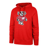 Men's Wisconsin Badgers Imprint Headline Team Colour Logo Pullover NCAA Hoodie