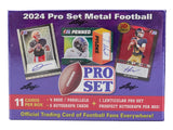 2024 Leaf Pro Set Metal Football Hobby Box 11 Cards per Box