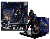 Lamar Jackson Baltimore Ravens Alternate Jersey NFL 7in Posed Figure McFarlane’s SportsPicks