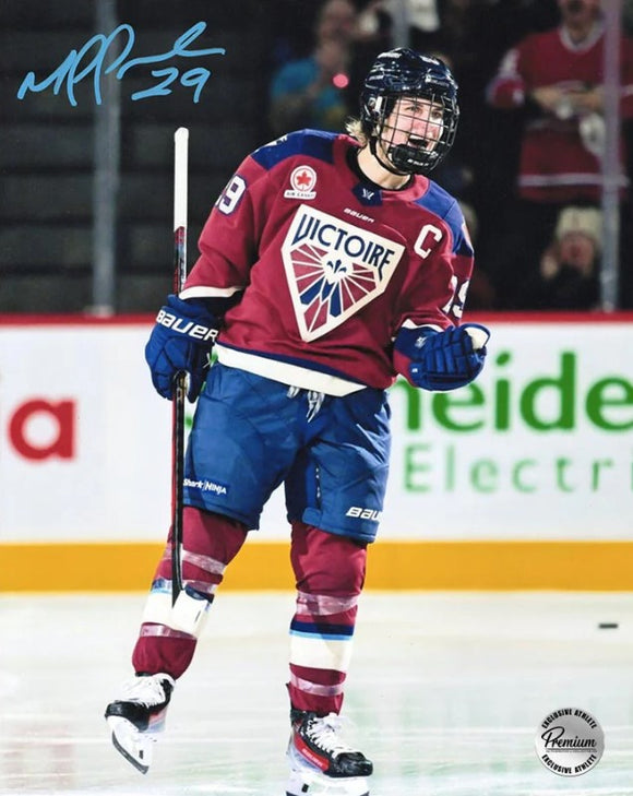 Marie-Philip Poulin Montreal Victoire PWHL Signed 8x10 Photograph Captain Celebration