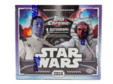 2024 Topps Star Wars Chrome Hobby Box 10 Packs per Box, 10 Cards per Pack