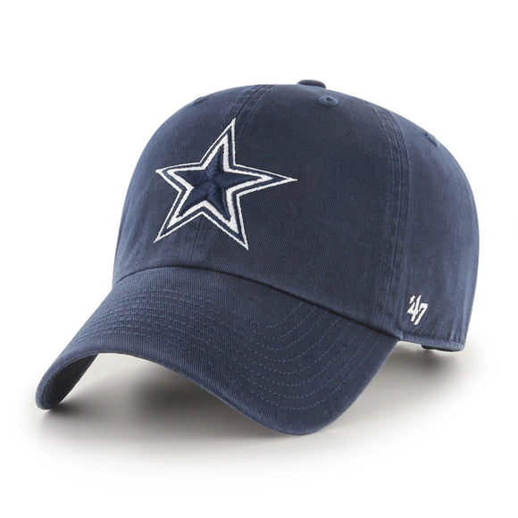 Men's Dallas Cowboys '47 Clean Up Navy Hat Cap NFL Football Adjustable Strap