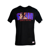 Men's Toronto Raptors Mitchell & Ness Vince Carter Slam Magazine Wordmark Black T Shirt