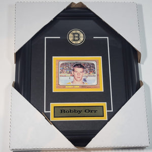 Bobby Orr Boston Bruins Replica Reprint Rookie Card Hockey Collector Frame - 10 x 12"