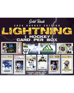 2024 Gold Rush Lightning Hockey Box - 1 striking hit per box