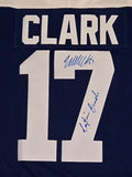 Wendel Clark Toronto Maple Leafs  Autographed Blue Fanatics Breakaway Jersey - With "Captain Crunch" Inscription