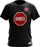 Men's Montreal Canadiens Mitchell & Ness NHL Jakub Dobes Stop Sign Goaltender T-Shirt - Black