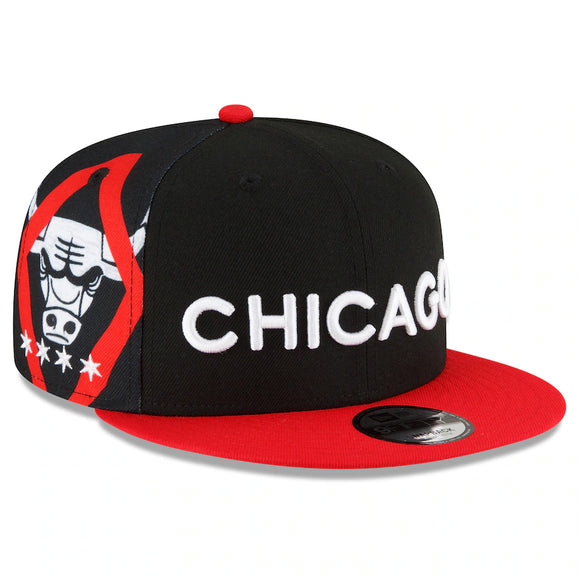 Men's New Era Black/Red Chicago Bulls 2023/24 City Edition 9FIFTY Snapback Adjustable Hat