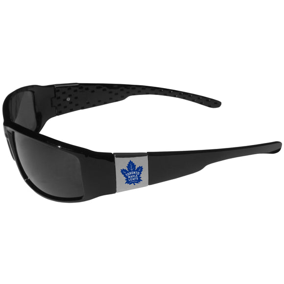 Toronto Maple Leafs NHL Hockey Chrome Wrap Sunglasses with UVA/UVB Protection