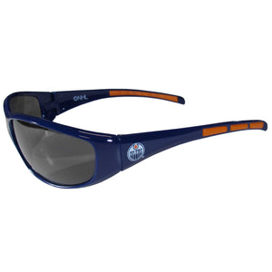 Edmonton Oilers NHL Hockey Wrap Sunglasses with UVA/UVB Protection