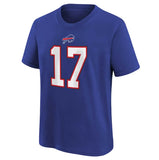 Josh Allen Buffalo Bills Nike Youth Player Name & Number T-Shirt - Royal