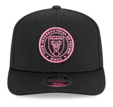 Men's Inter Miami New Era Black/Pink 2025 Jersey Hook 9SEVENTY Stretch-Snap Hat