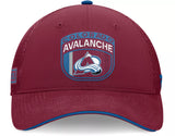 Men's Colorado Avalanche Fanatics Burgundy 2024 NHL Draft On Stage Trucker Adjustable Hat