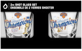 New York Knicks 2026 NBA Finals Champions Two-Piece 2oz. Shot Glass Set