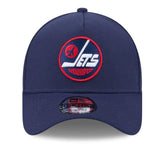 Men's Winnipeg Jets NHL New Era Men's Navy Alt 9Forty A-Frame Snapback Hat