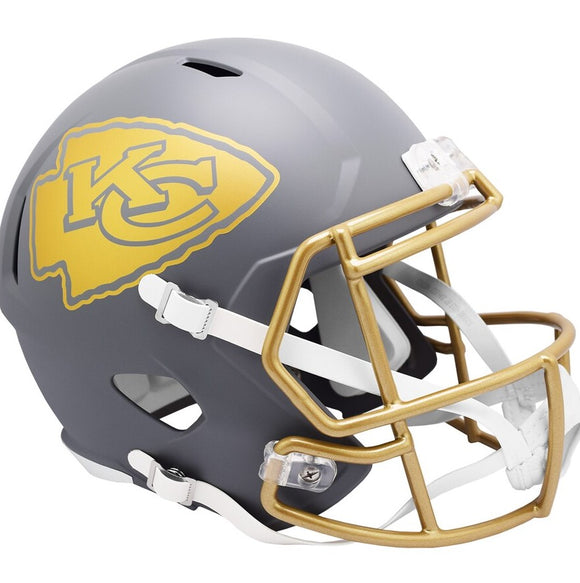 NFL Football Riddell 2024 Slate Alternate Speed Replica Full Size Helmet - Kansas City Chiefs