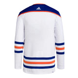 Men's adidas White Edmonton Oilers Away - Authentic Primegreen Jersey