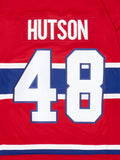 Men's Montreal Canadiens Lane Hutson Fanatics Branded Red Home Breakaway - Player Jersey