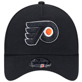 Men's Philadelphia Flyers NHL New Era Black 9Forty A-Frame Snapback Hat