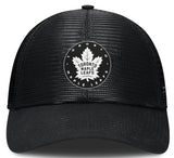 Men's Toronto Maple Leafs Fanatics Black Sin Bin Mesh Adjustable Hat