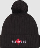 Men's Toronto FC New Era Black 2025 Jersey Hook Cuffed Knit Hat with Pom