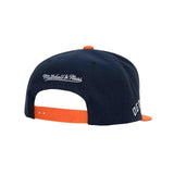 Men's Detroit Tigers MLB Mitchell & Ness Navy/Orange Cooperstown Evergreen Snapback Hat